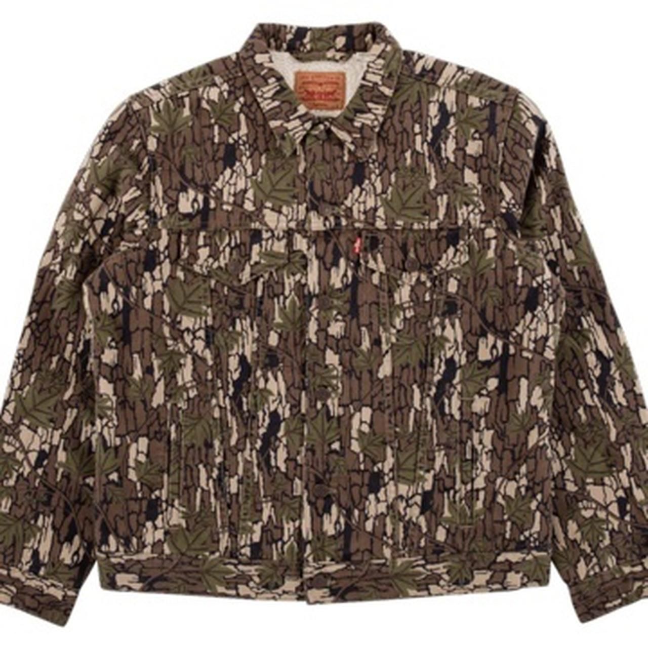 Supreme Canvas Sherpa Jacket 'FW13 Levi Tree Camo', Size: S