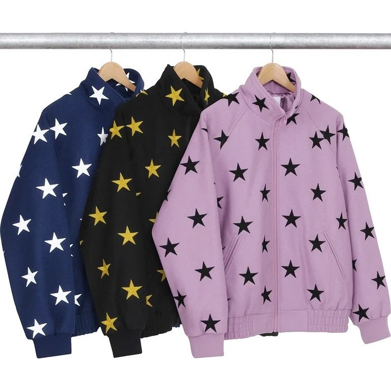 Supreme Zip Up Stadium Jacket 'FW16 Stars'