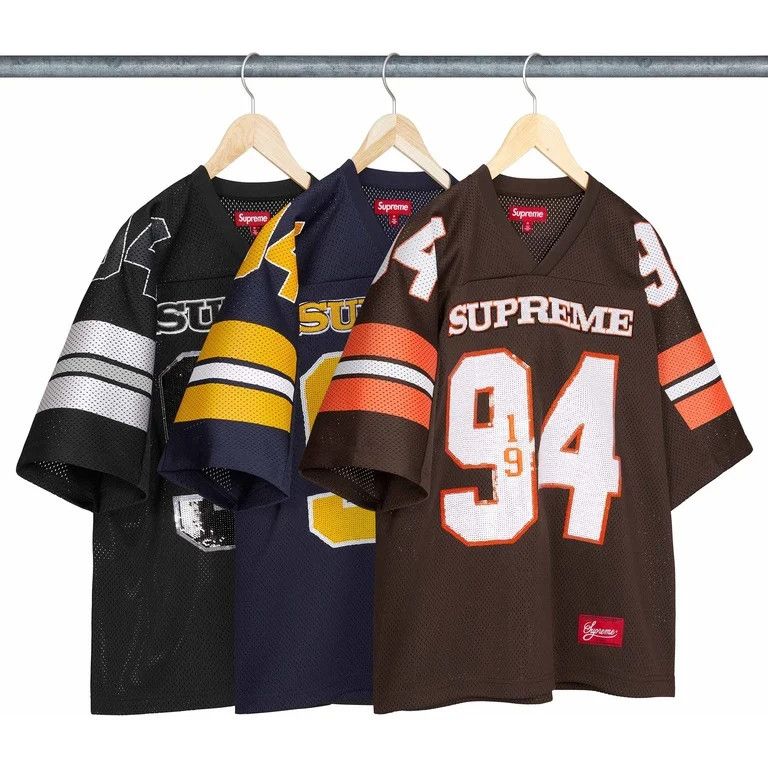 Supreme Football Jersey 'FW25 Sequin'