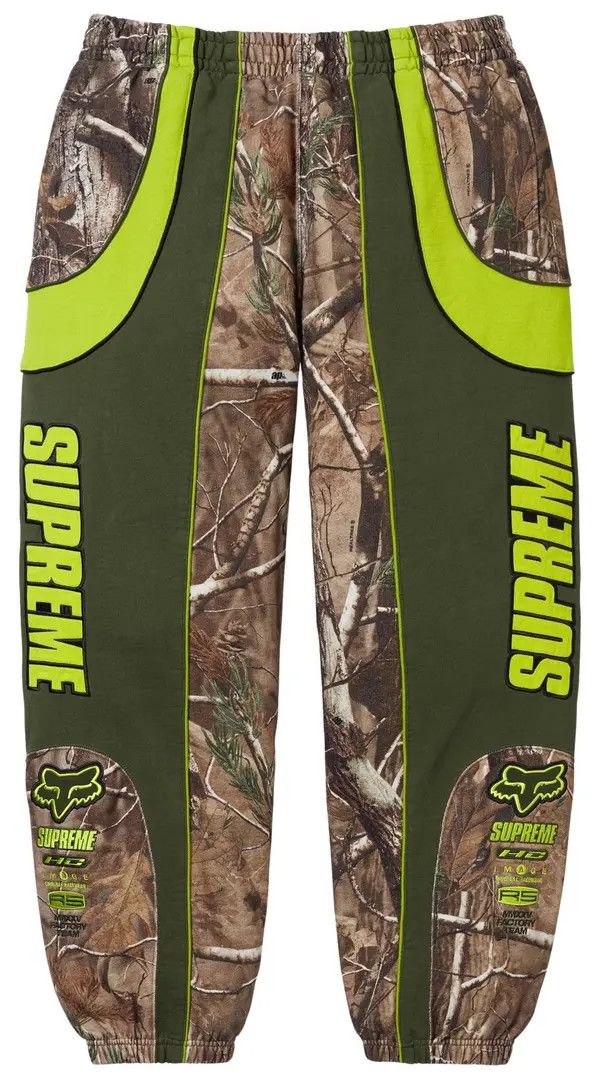 Supreme Sweatpant 'FW25 Fox Racing', Color: Realtree Ap Camo, Size: S