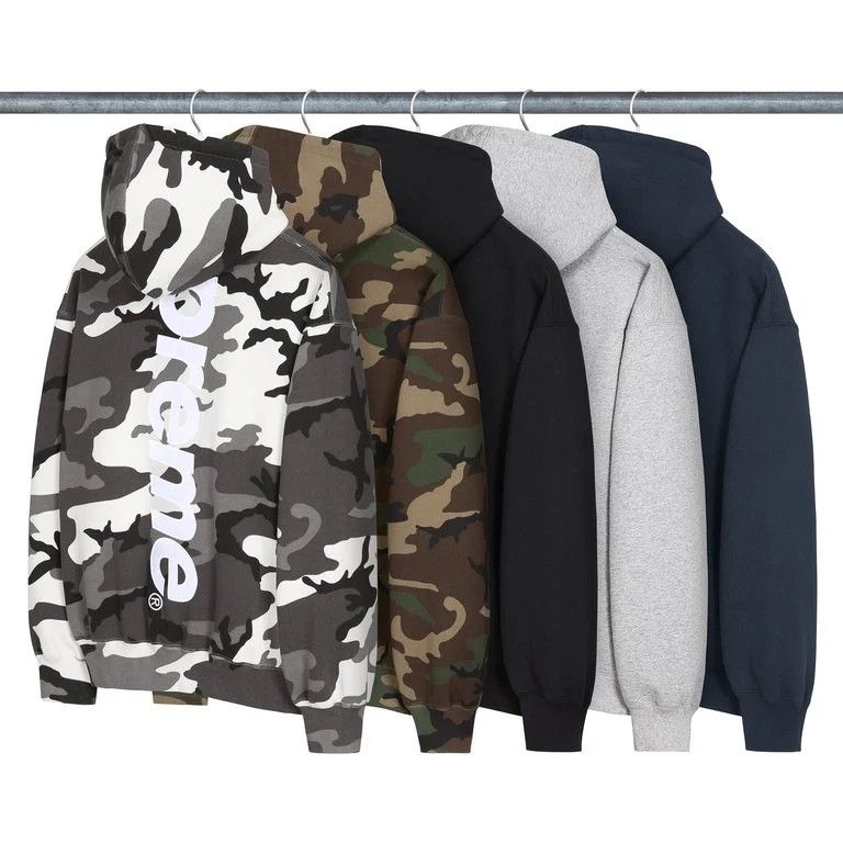Supreme Hoodie 'SS26 Satin Applique Back Logo'