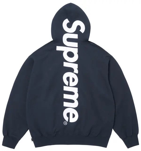 Supreme Hoodie 'SS26 Satin Applique Back Logo'