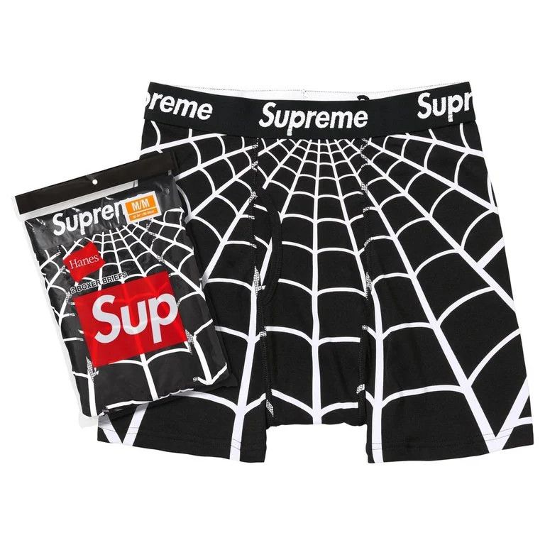 Supreme Boxer Briefs 'SS26 Hanes Spiderman' (2 Pack)
