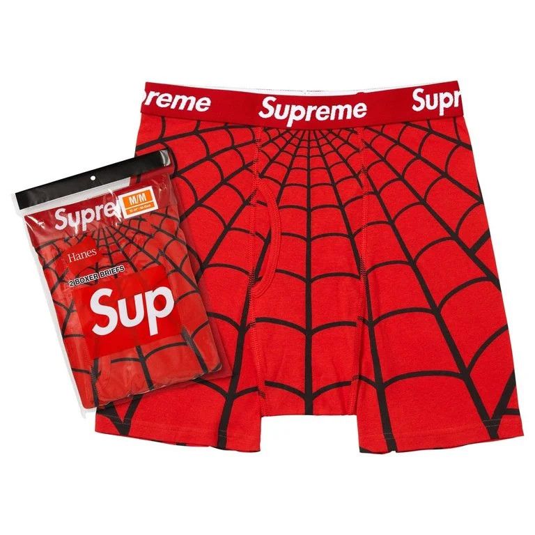 Supreme Boxer Briefs 'SS26 Hanes Spiderman' (2 Pack)