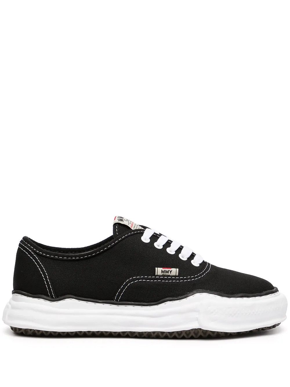 Maison Mihara Yasuhiro Low 'Baker Canvas' Black