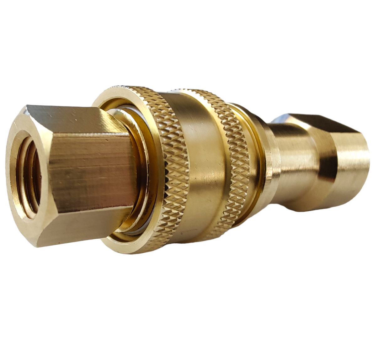 2 Sets 1/4" Brass Quick Disconnect Coupler – For Carpet Cleaning Wands & Hoses