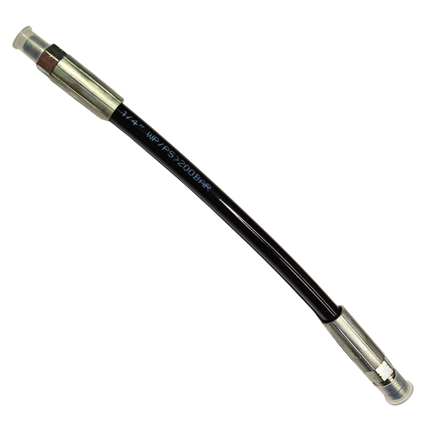 Solution hose for upholstery extractor hand tool, Wand, 11 inch. 1/4 to 1/8 NPT. MAX 2900 PSI