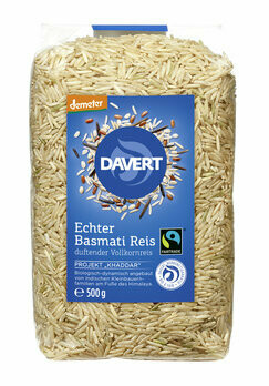 Echter Basmati-Reis weiß, demeter, 500 g Echter Basmati-Reis weiß, demeter, 500 g