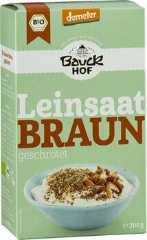 Leinsaat geschrotet, demeter Leinsaat geschrotet, demeter