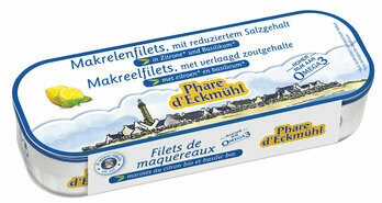 Makrelenfilets Zitrone&Basilikum reduziert.Salzgehalt, 130g Makrelenfilets Zitrone&Basilikum reduziert.Salzgehalt, 130g