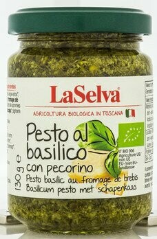Pesto Basilikum mit Schafskäse 100% Olivenöl, 130 g Pesto Basilikum mit Schafskäse 100% Olivenöl, 130 g