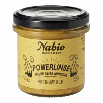 Protein-Aufstrich, Powerlinse Gelbe Linse Kurkuma, 140 g Protein-Aufstrich, Powerlinse Gelbe Linse Kurkuma, 140 g