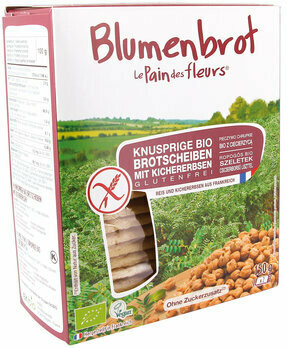 Knusprige Bio Kichererbsen-Schnitten, 150 g Knusprige Bio Kichererbsen-Schnitten, 150 g