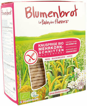 Knusprige Bio Mehrkorn-Schnitten, 150 g Knusprige Bio Mehrkorn-Schnitten, 150 g