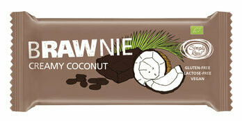 Brawnie, Cremige Kokosnuss, 45 g Brawnie, Cremige Kokosnuss, 45 g