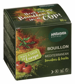 Bouillon Mediterranean - tomatoes & herbs, 10 x 5g Bouillon Mediterranean - tomatoes & herbs, 10 x 5g