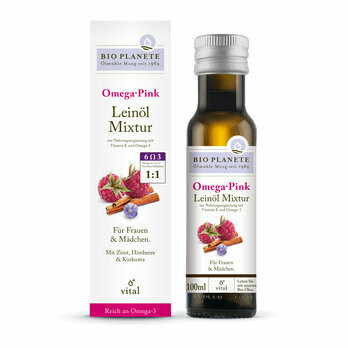 Omega Pink Leinölmixtur, 100 ml Omega Pink Leinölmixtur, 100 ml