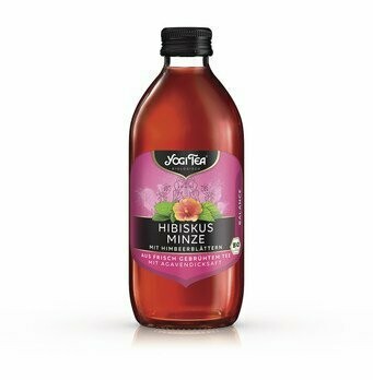 Teekaltgetränk Hibiskus Minze, 330 ml Teekaltgetränk Hibiskus Minze, 330 ml