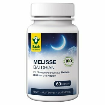 Melisse Baldrian Kapseln à 480 mg, 60Stk Melisse Baldrian Kapseln à 480 mg, 60Stk