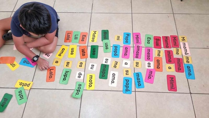 Fichas para formar oraciones