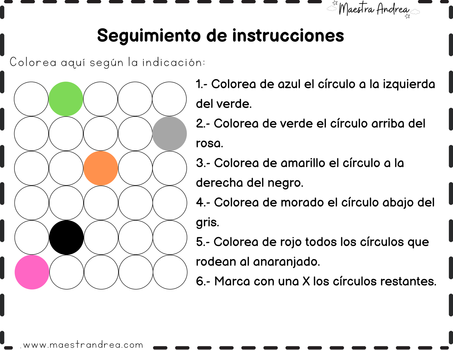 Seguimiento de instrucciones