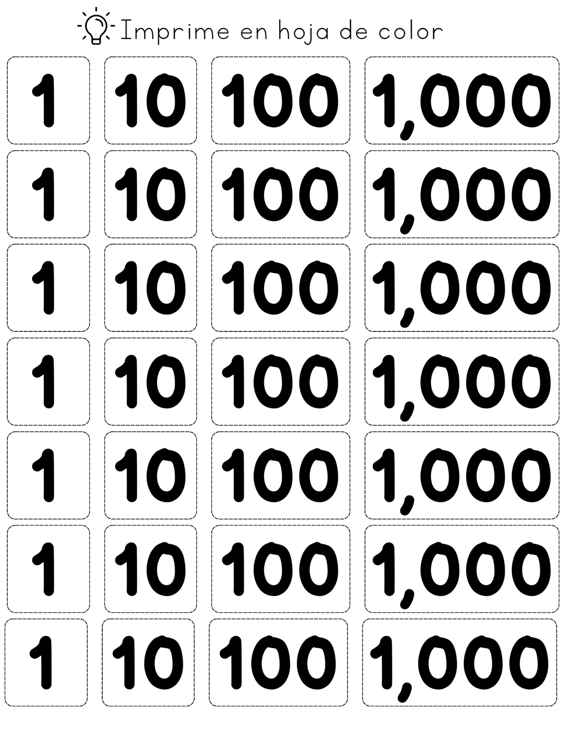 Fichas b/n
