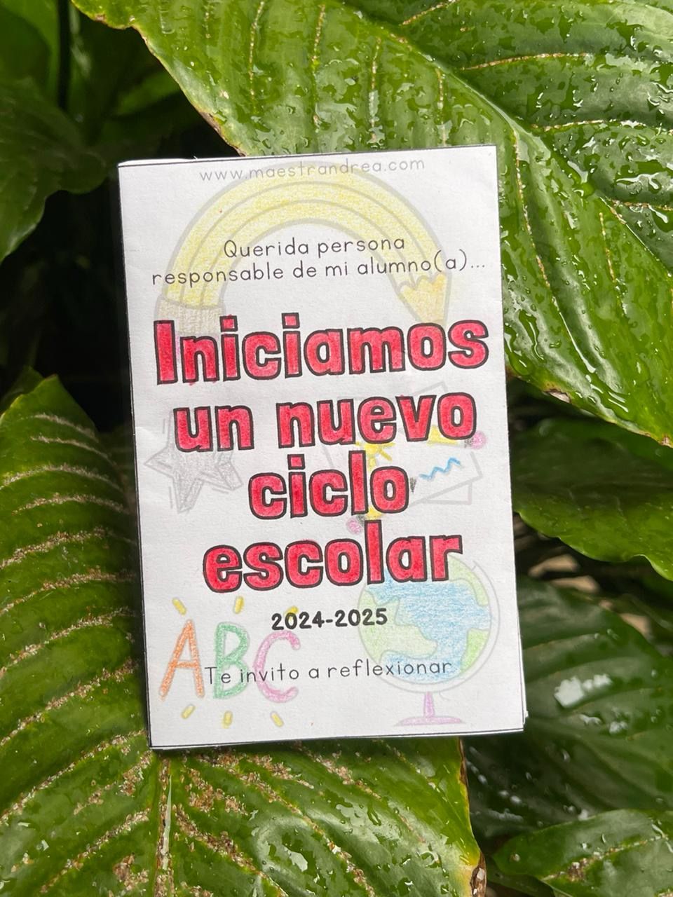 Mini librito reflexión padres