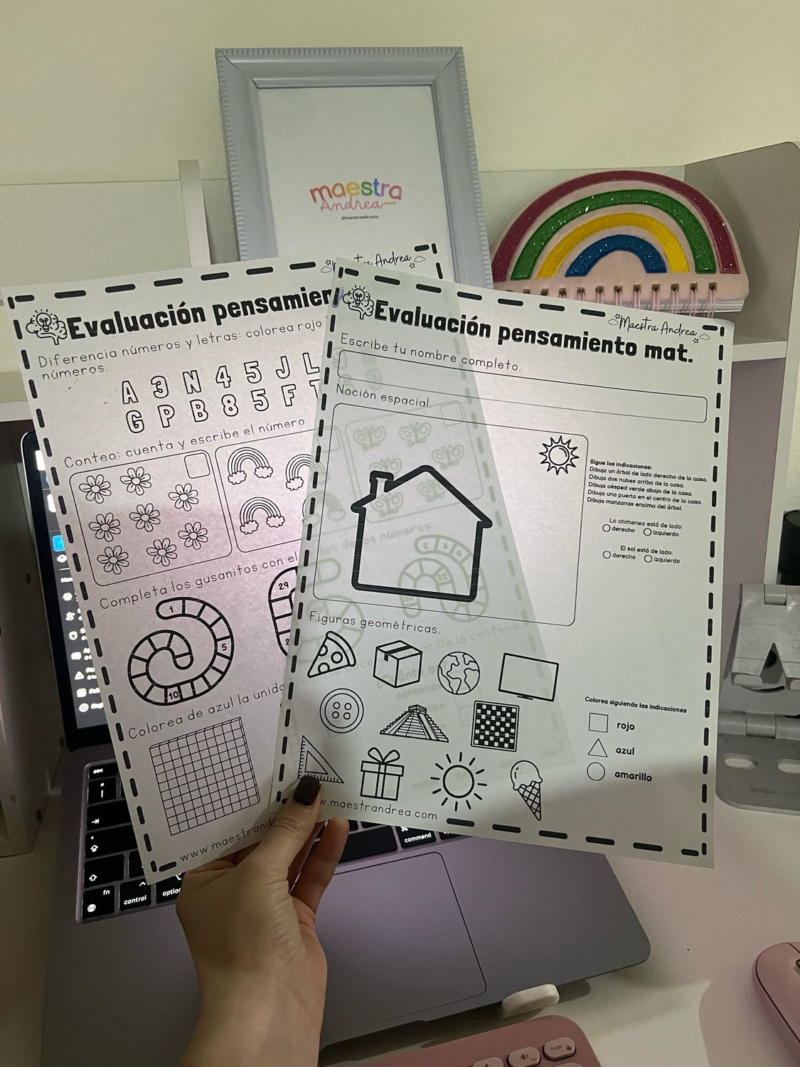 Evaluación pensamiento matemático
