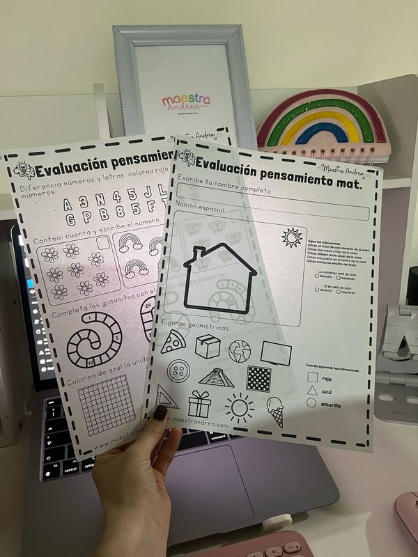 Evaluación pensamiento matemático