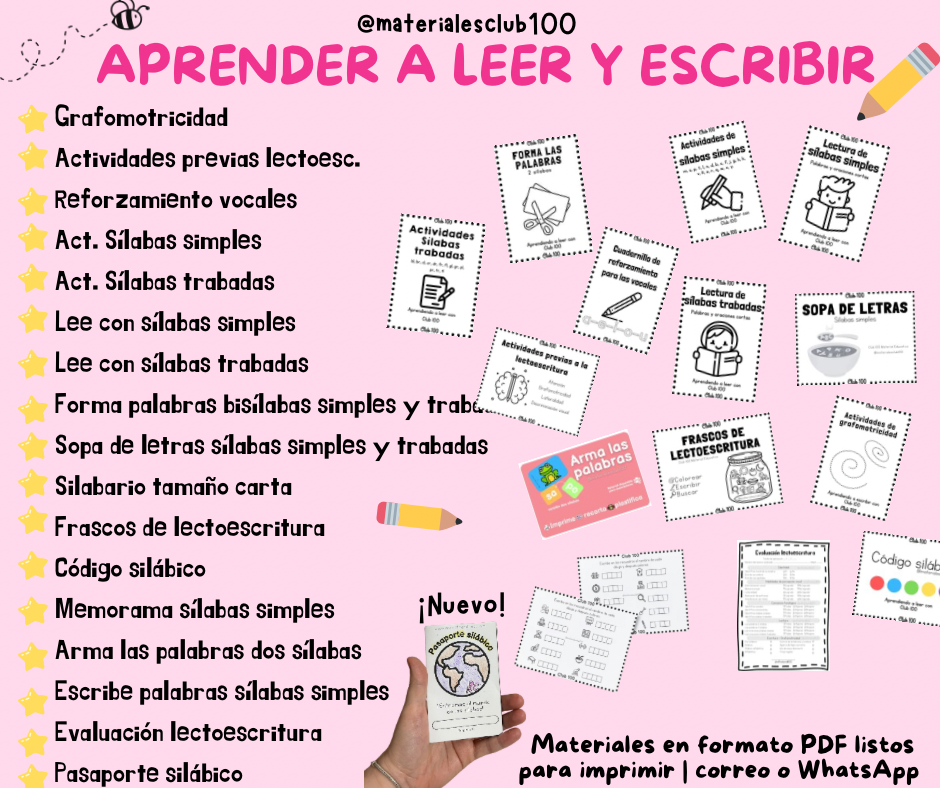 PAQUETE APRENDER A LEER Y ESCRIBIR