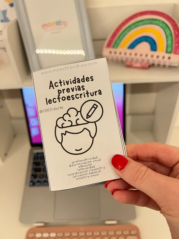 Mini librito: actividades previas lectoescritura