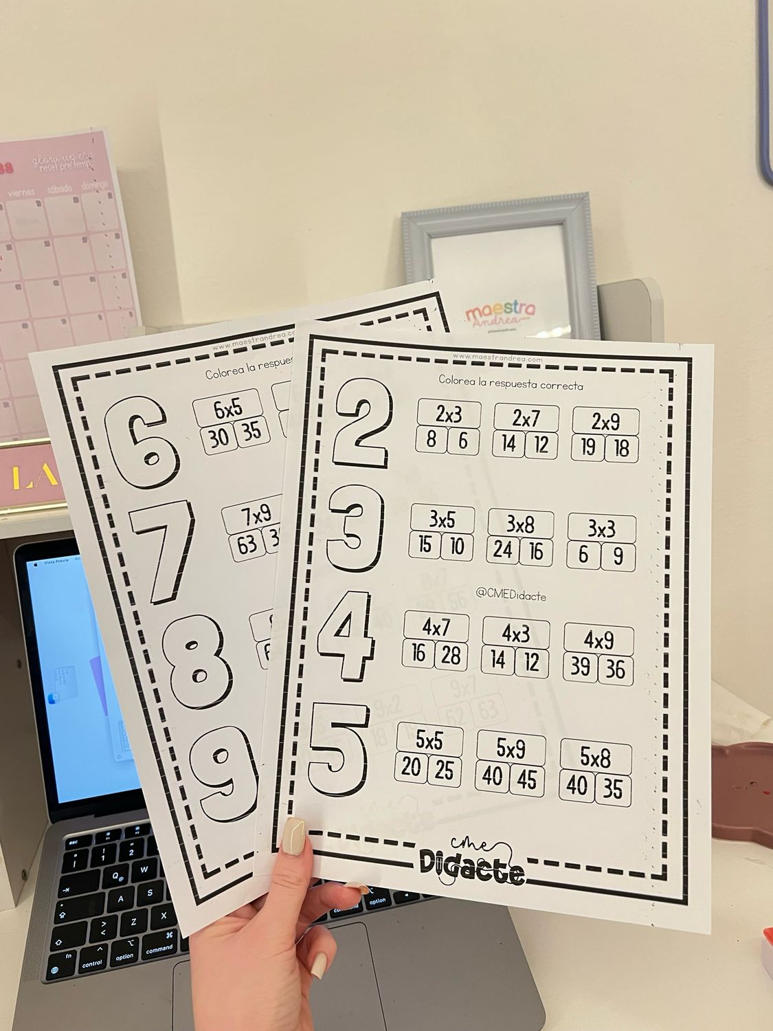 Práctica las tablas