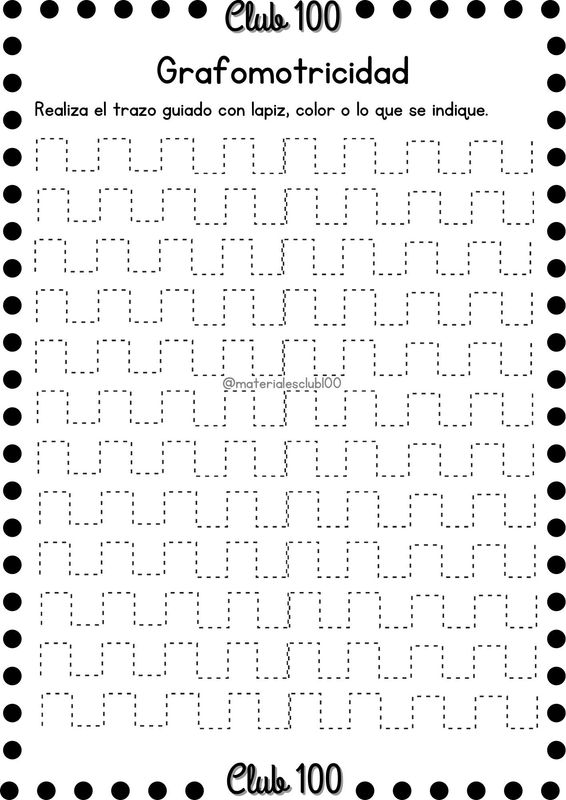 Cuadernillo de grafomotricidad