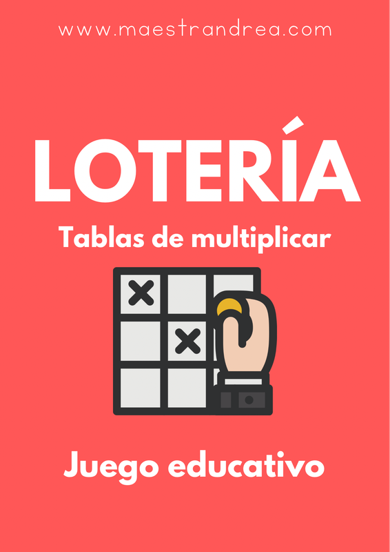 Lotería tablas de multiplicar