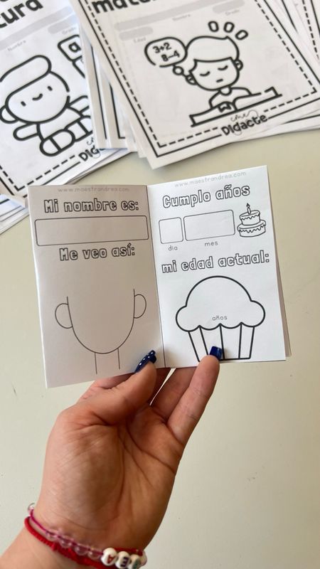 MI PRIMER DÍA DE CLASES MINI LIBRITO