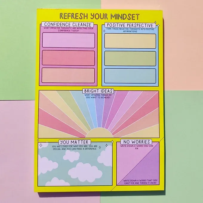 Refresh Your Mindset A5 Pad