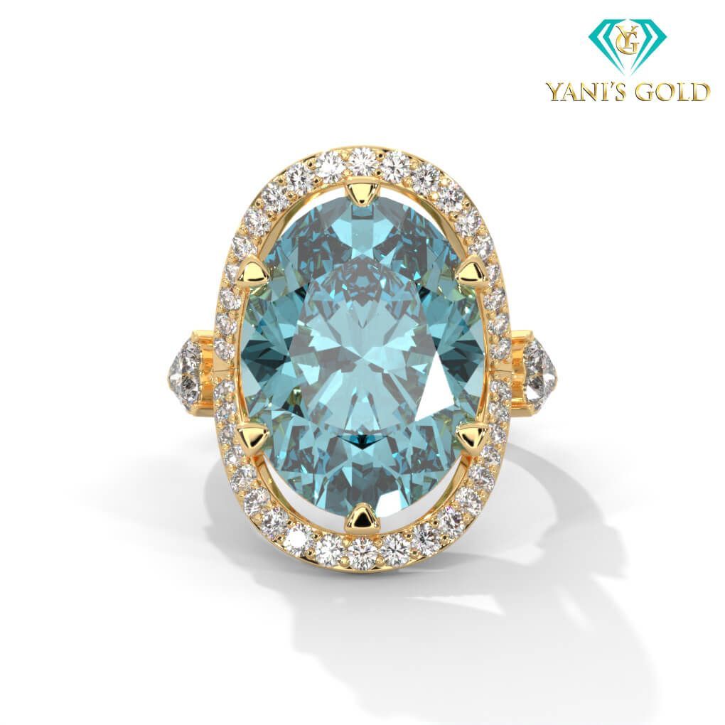 Anillo de Mujer Piedra Ovalada