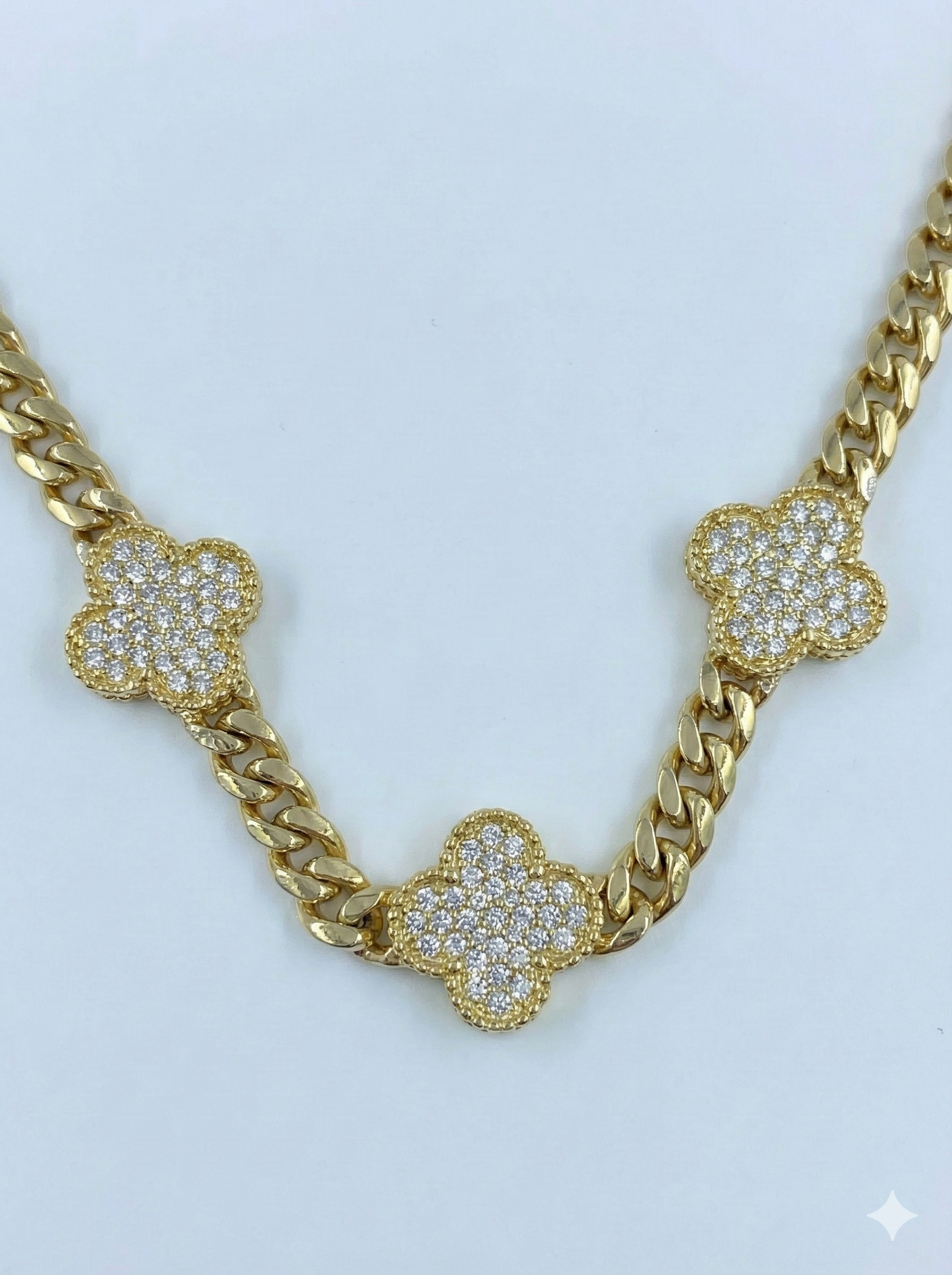 Set de Lujo 10K Halo y Zirconias