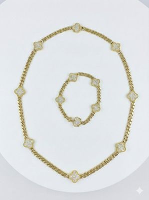 10K Halo and Zirconia Luxury Set.