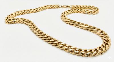 Cadena Unisex "Eslabón Sólido" 5mm