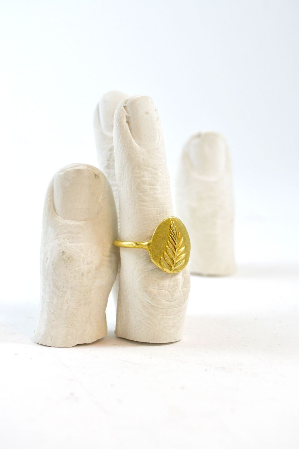 Anello sigillo "Felce"