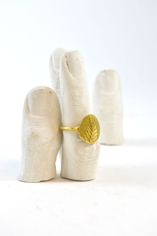 Anello sigillo "Felce"
