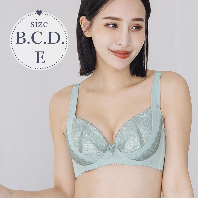 內衣/藝術風 包覆 收副乳集中胸罩 B C D E【小百合】88937 台灣製