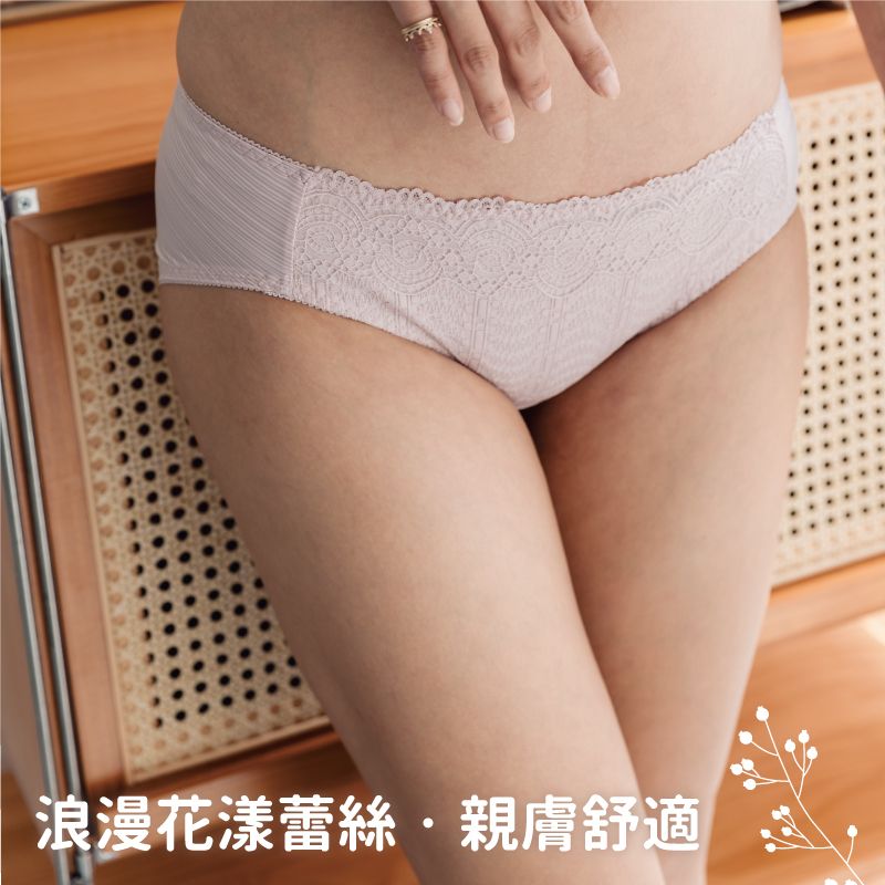 內褲小百合浪漫花樣蕾絲 低腰包臀 U8331台灣製