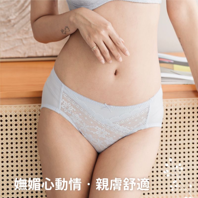 內褲小百合魅力驚艷中腰蕾絲包臀 U83511台灣製