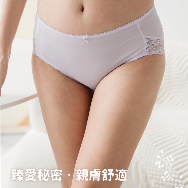內褲小百合魅力驚艷中腰蕾絲包臀 U83501台灣製