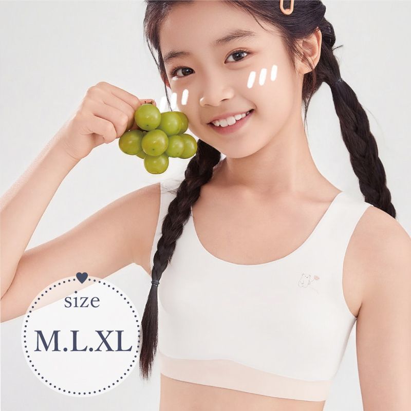 女童內衣/小百合 青春發育期小背心小學生第一階段防凸點少女內衣 U3303