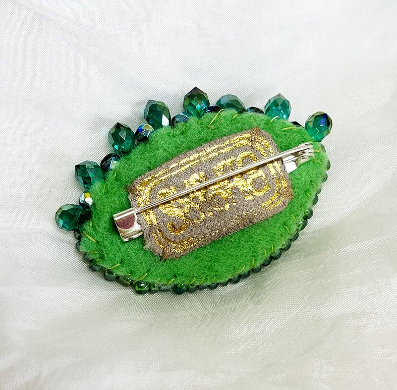 Emerald Eye brooch