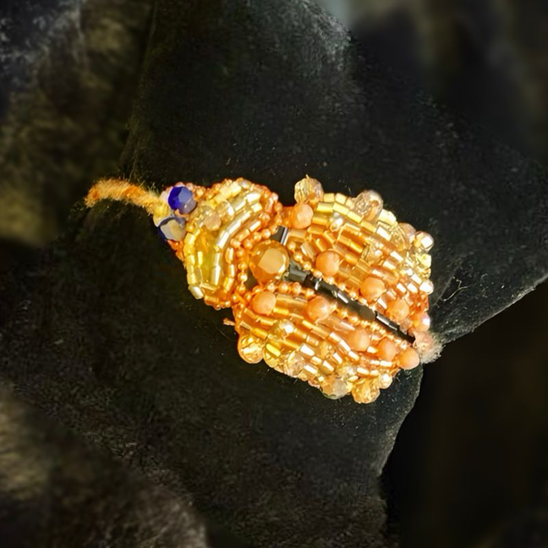 Tangerine, gold and soft rose