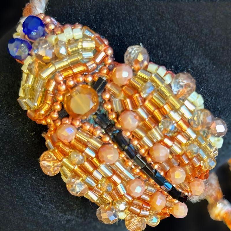 Tangerine, gold and soft rose